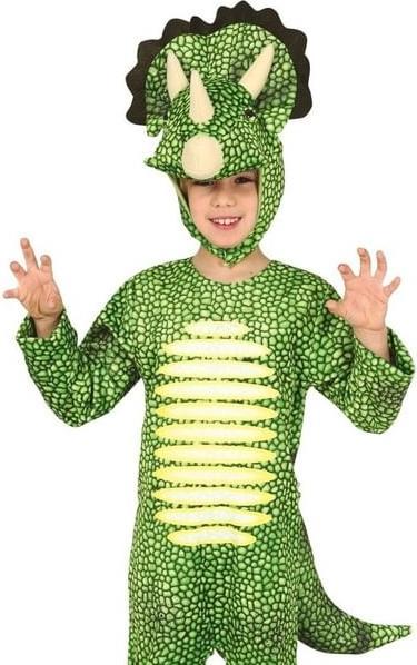 Immagine prodotto Fiesta Costume da dinosauro Triceratopo per bambini (3, 4)