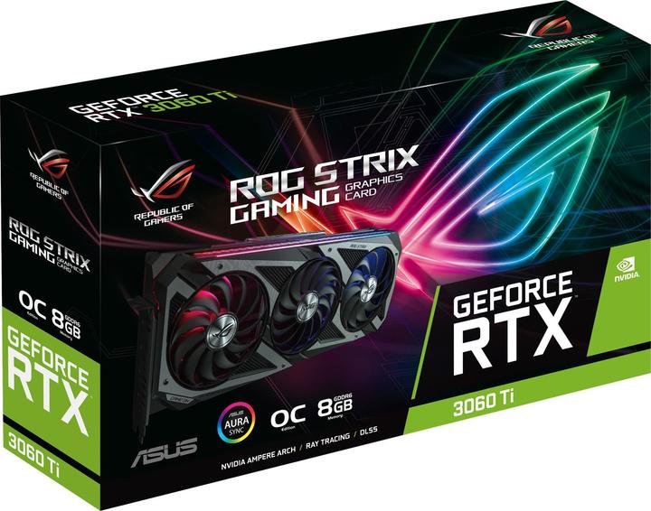 Immagine prodotto ASUS GeForce ROG STRIX RTX 3060 Ti O8G-GAMING (8 GB)