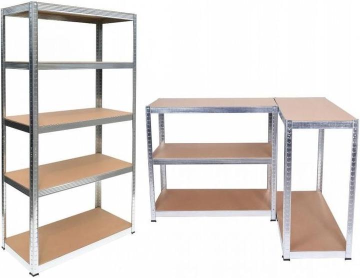 Actual product image Topeshop REGAŁ G9040 Storage Rack for Garden Tools Freestanding MDF Panels
