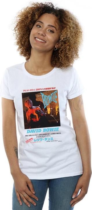 Immagine prodotto David Bowie Asian Poster Maglietta Donna (XL)