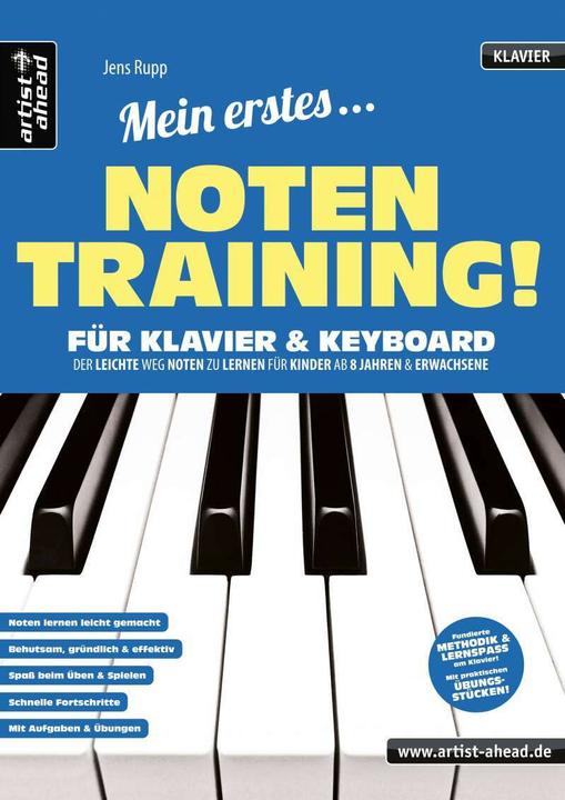 Image du produit Mein erstes Notentraining für Klavier & Keyboard! (Allemand, Jens Rupp, artiste en tête, 2021)