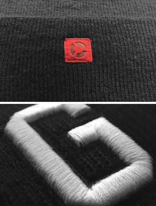 Actual product image Masterdis Letter Cuff Knit Beanie (One size)