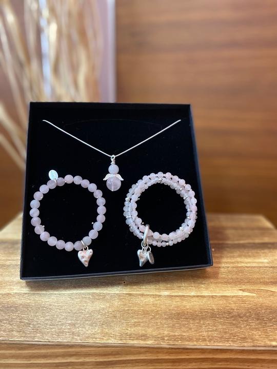 Immagine prodotto Andreani Set regalo "Angelo" in quarzo rosa