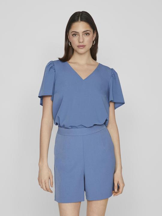 Actual product image Vila Short sleeve top with V-neck (34)