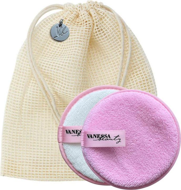 Produktbild Vanessa Beauty Mikrofaser Pad Set inklusive Waschbeutel (Reinigungsmilch)