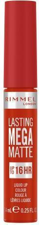 Produktbild Rimmel London Lasting Mega Matte Liquid Lip Colour (Scarlet Flames)