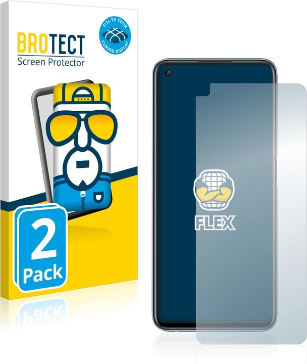 Produktbild BROTECT Full-Cover Displayschutz (2 Stück, Motorola Moto G82 5G)