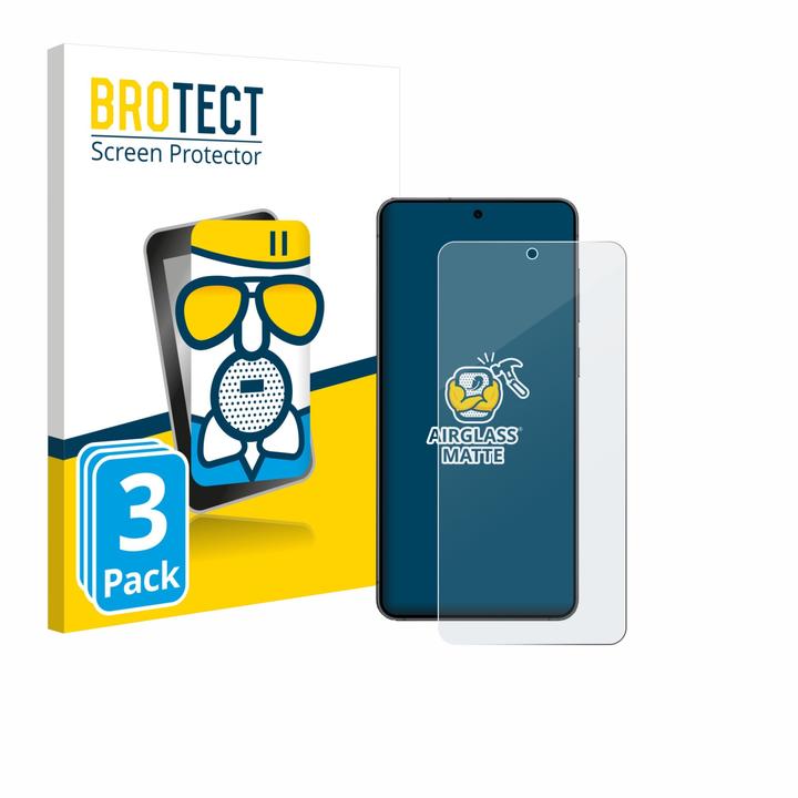 Actual product image BROTECT AirGlass Glass Matte (3 Piece, Samsung Galaxy S25 Edge)