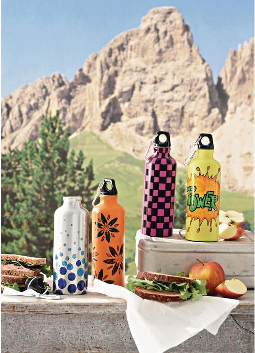 Actual product image Marabu Porcelain and glass painting pen Kids (Red, Blue, Orange, Turquoise, Green, Black, Violet, Yellow, 10 x)
