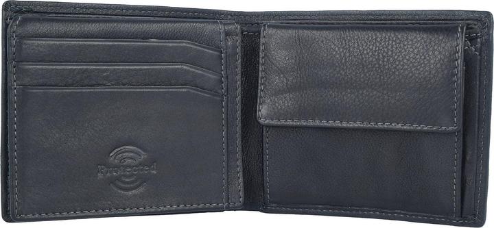 Immagine prodotto Greenland Nature Portafoglio in nappa nera RFID 11 cm