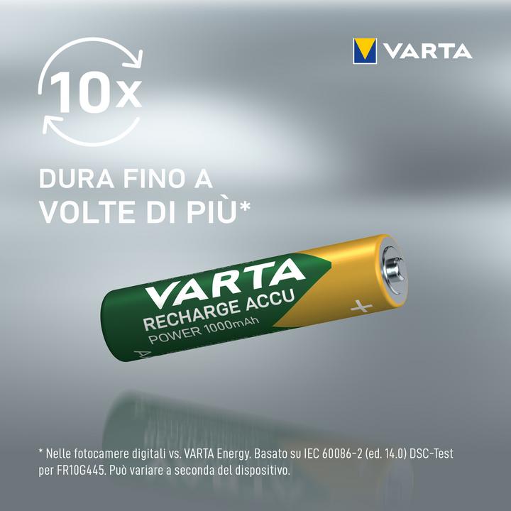 Actual product image Varta Recharge Accu Power (2 pcs., AAA, 1000 mAh)