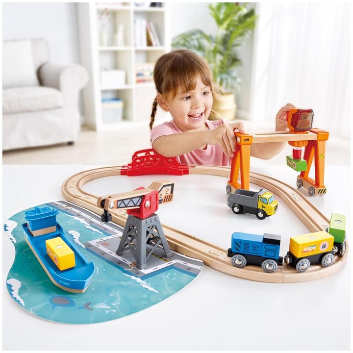 Image du produit Hape Lift + Load Harbour Set