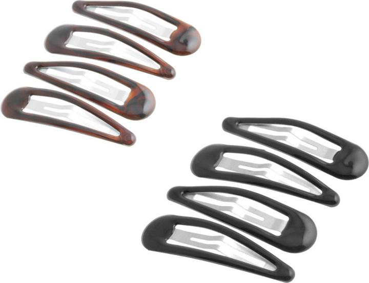 Image du produit DailyGo Pince à cheveux Click Clack avec époxy 5 cm, tortue (4 pcs)