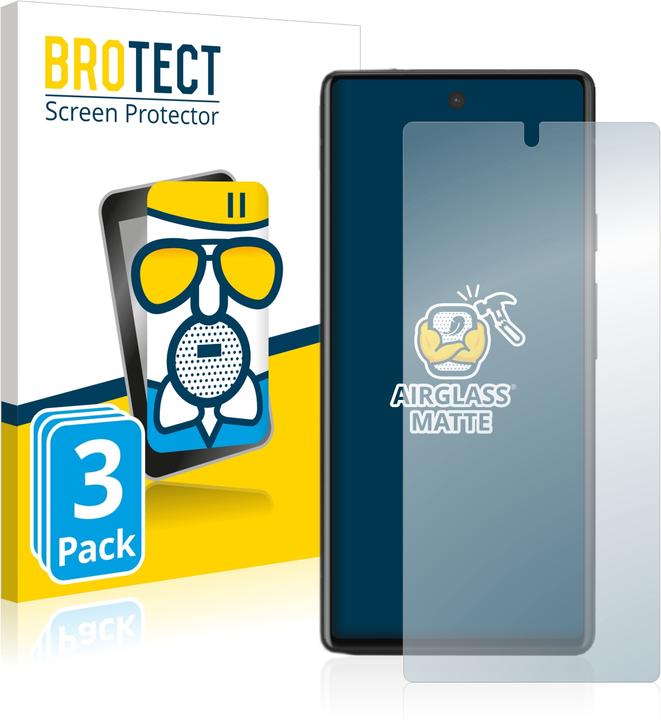 Actual product image BROTECT AirGlass (3 Piece, Google Pixel 6a)