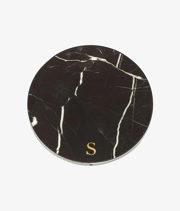 Actual product image Safari Selection Borne de charge CIRCLE MARBLE noir/?? petits motifs (10 W)