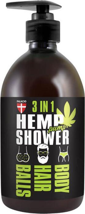 Palacio Hanf-Duschgel für Männer Pump 3in1 (500 ml)