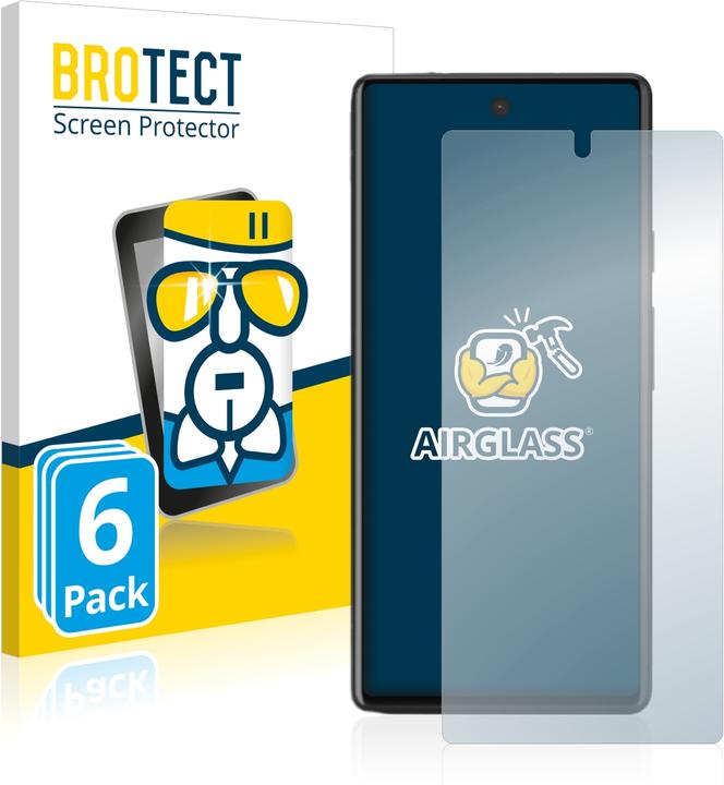 Productafbeelding BROTECT AirGlass kogelwerende glasfolie (6 Stuk, Google Pixel 6a)