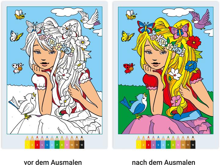 Produktbild Ravensburger CreArt Malen nach Zahlen ab 7: Feen, Elfen, Meerjungfrauen