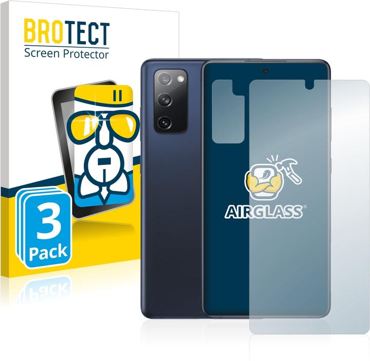 Actual product image BROTECT AirGlass Glass (3 Piece, Samsung Galaxy S20 FE 5G)