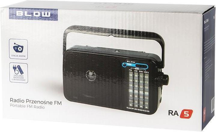 Actual product image Blow Portable radio AM (AM, FM)