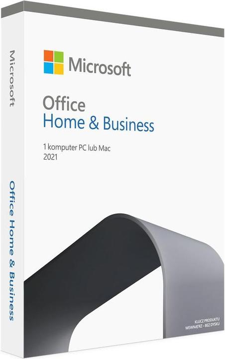 Produktbild Microsoft Office Home & Business 2021 1 license(s) - Polish (1 User, unbegrenzt)