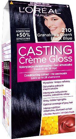 L'Oréal Paris Creme Gloss Cream Coloring No.210 Navy Blue Black