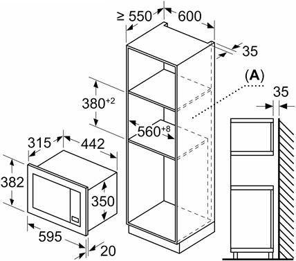 Produktbild Bosch Hausgeräte BFL623MS3 (EU-Stecker, 20 l)