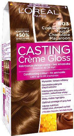 Produktbild L'Oréal Paris Creme Gloss Color kremas Nr. 603 Chocolate Nougat