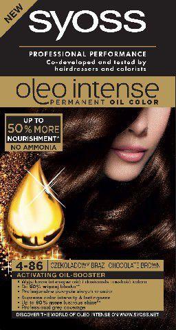 Actual product image Syoss Oleo Intense Hair Dye 4-86 Chocolate Brown (4-86)