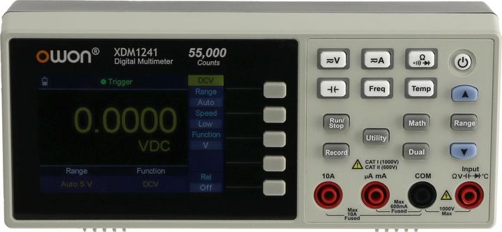Owon Tisch-Multimeter, XDM1241, TRMS, 8,9 cm (3,5") LC-Display
