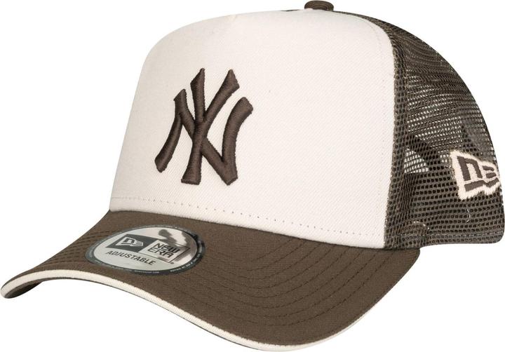 New Era A-Frame Trucker Cap - New York Yankees beige walnut