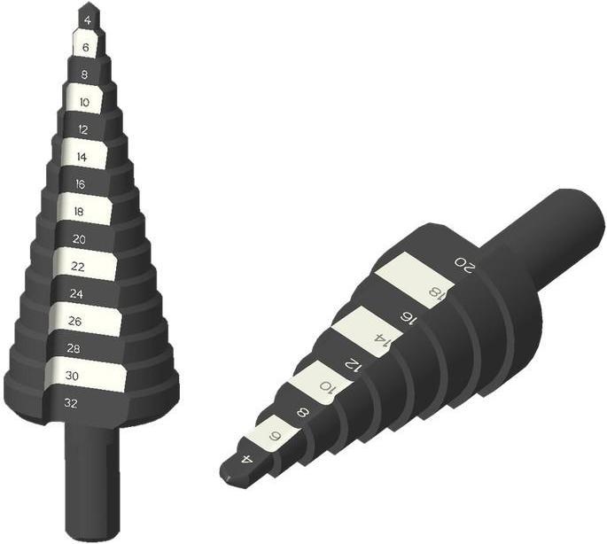 Actual product image Richmann Zing. drills "" 4-32 mm, 3 pcs. (4, 6, 8, 10, 12 mm)