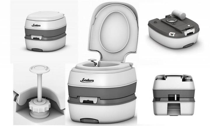 Actual product image Enders Camping Toilet Dry Toilet