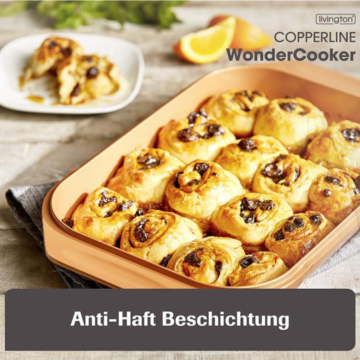 Produktbild Livington Copperline Wonder Cooker (Bräter + Schmortopf, Aluminium)