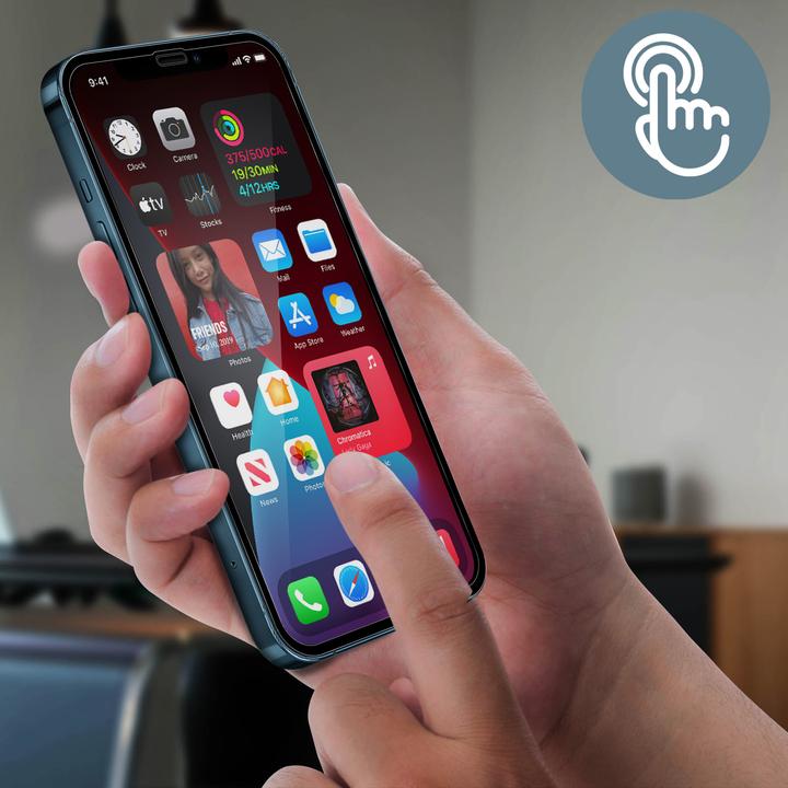 Actual product image Bigben Connected Organic glass film (1 Piece, Apple iPhone 12)