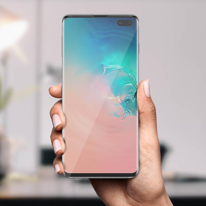 Image du produit Avizar Verre avec colle liquide et lumière UV (1 pièce(s), Samsung Galaxy S10+)