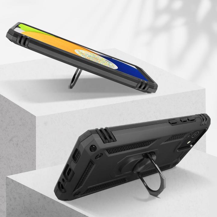 Produktbild Avizar stossfeste Handyhülle mit Ring Series (Samsung Galaxy A03)