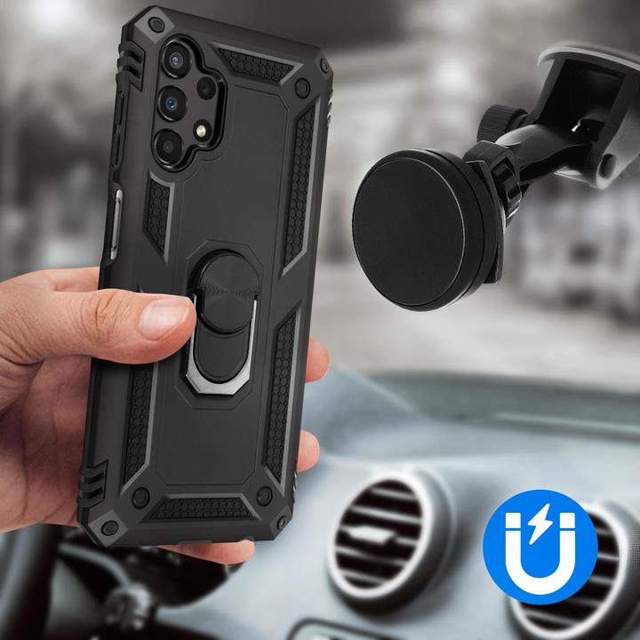 Actual product image Avizar shockproof cell phone case with ring Series (Samsung Galaxy A13)