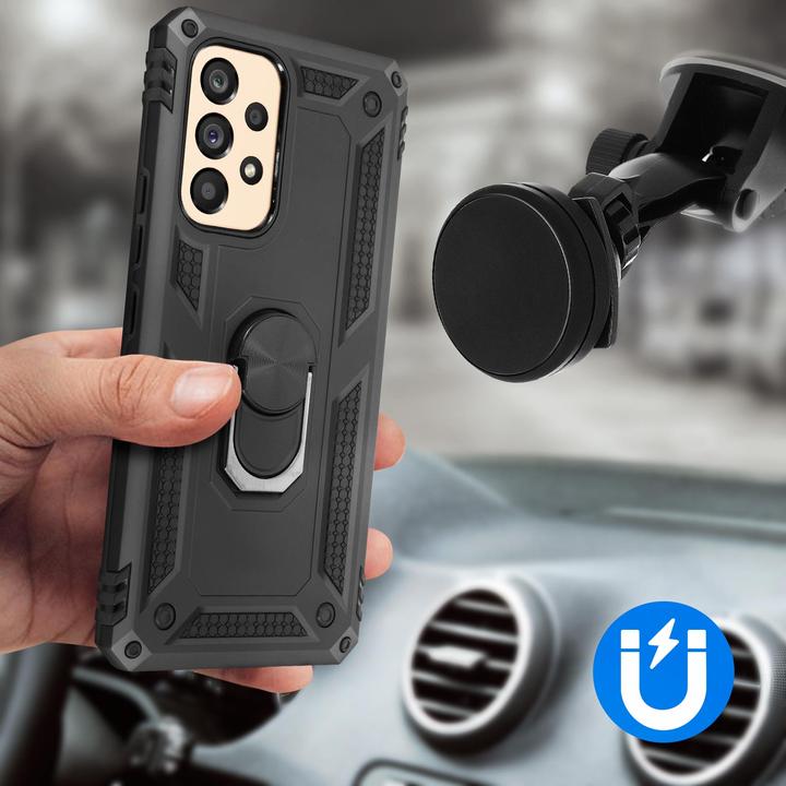 Immagine prodotto Avizar Custodia antiurto per cellulare con serie di anelli (Samsung Galaxy A53 5G)