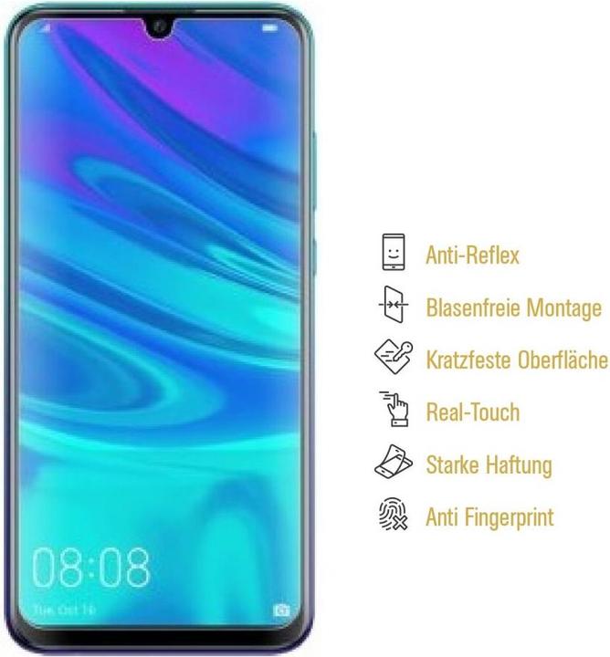 Actual product image Protectorking 6x Panzerfolie Anti-Shock matt entspiegelt (6 Piece, Huawei P Smart+ (2019))