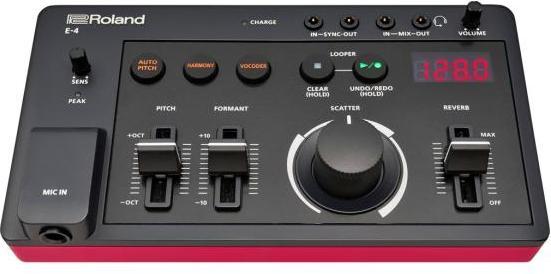 Actual product image Roland Aira E-4 vocal effects unit with headphones (Studio- and Livemixer)