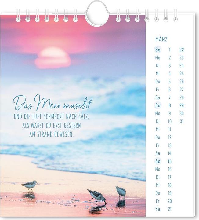 Produktbild Postkartenkalender 2026 Lichtblicke (16 x 17 cm, Deutsch)