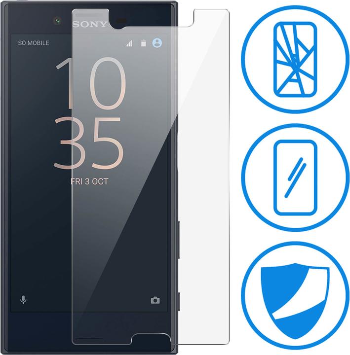 Actual product image Avizar Crystal clear film, glass screen protector (1 Piece, Sony Xperia X Compact)