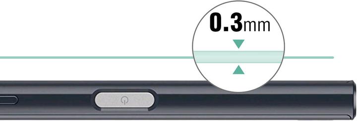 Actual product image Avizar Crystal clear film, glass screen protector (1 Piece, Sony Xperia X Compact)