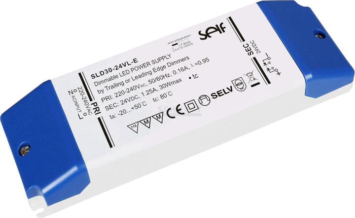 Produktbild Dotlux LED-Betriebsgerät 24V/DC 30W 0.2-1.25A IP20 dimmbar