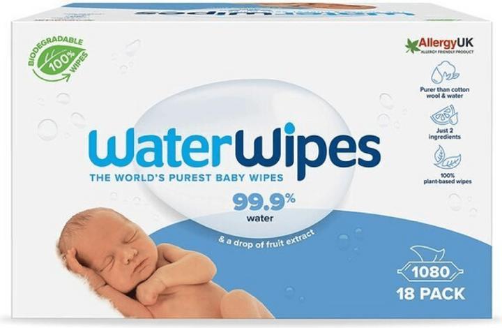 WaterWipes Feuchttücher für Babys (1080 Stück)