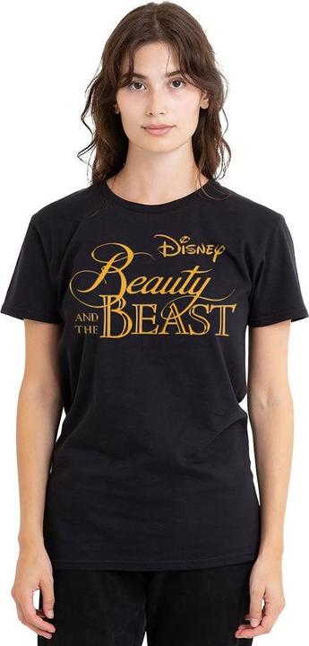 Actual product image Beauty And The Beast Unisex Adult Logo T-Shirt (S)