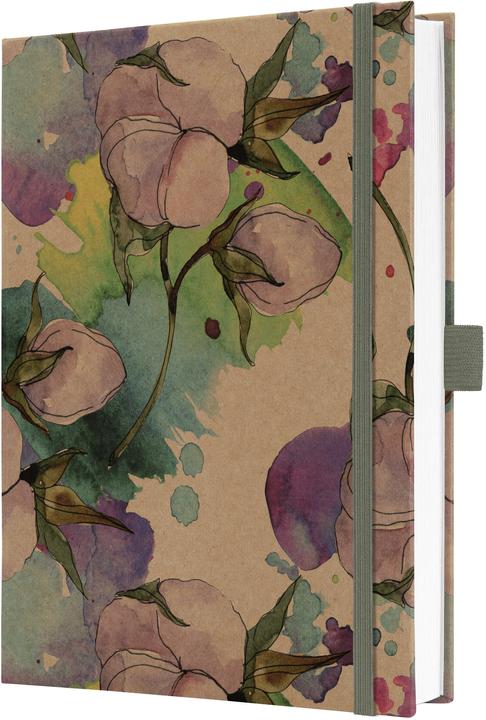 Actual product image Jolie Notizbuch A5 Pure Cottonflowers (Lined, Hardcover)