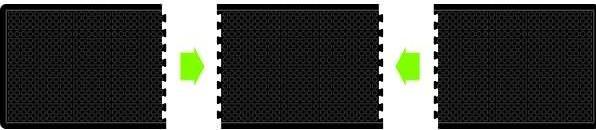 Immagine prodotto Miltex Tappetino anti-fatica YOGA DOME, nero borchiato (90 x 90 cm)