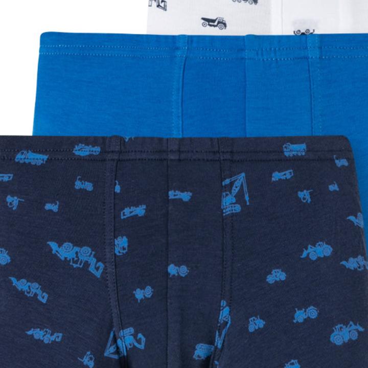 Actual product image Schiesser Pack of 10 Kids Boys 95/5 Organic Cotton Shorts / Pants (128, pack of 10)